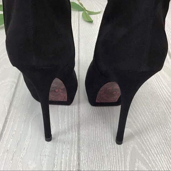 NEW Cesare Paciotti Suede Laser Cut Boots - Picture 5 of 8